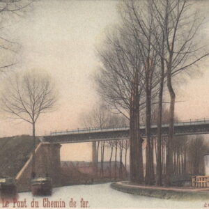 Vieilles_photos_Arquennes - Arquennes le pont du chemin de fer 2