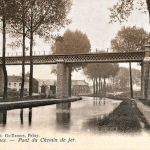 Vieilles_photos_Arquennes - Arquennes le pont du chemin de fer 3