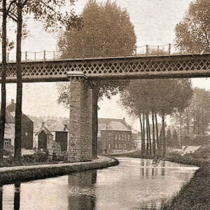 Vieilles_photos_Arquennes - Arquennes le pont du chemin de fer 3 EX